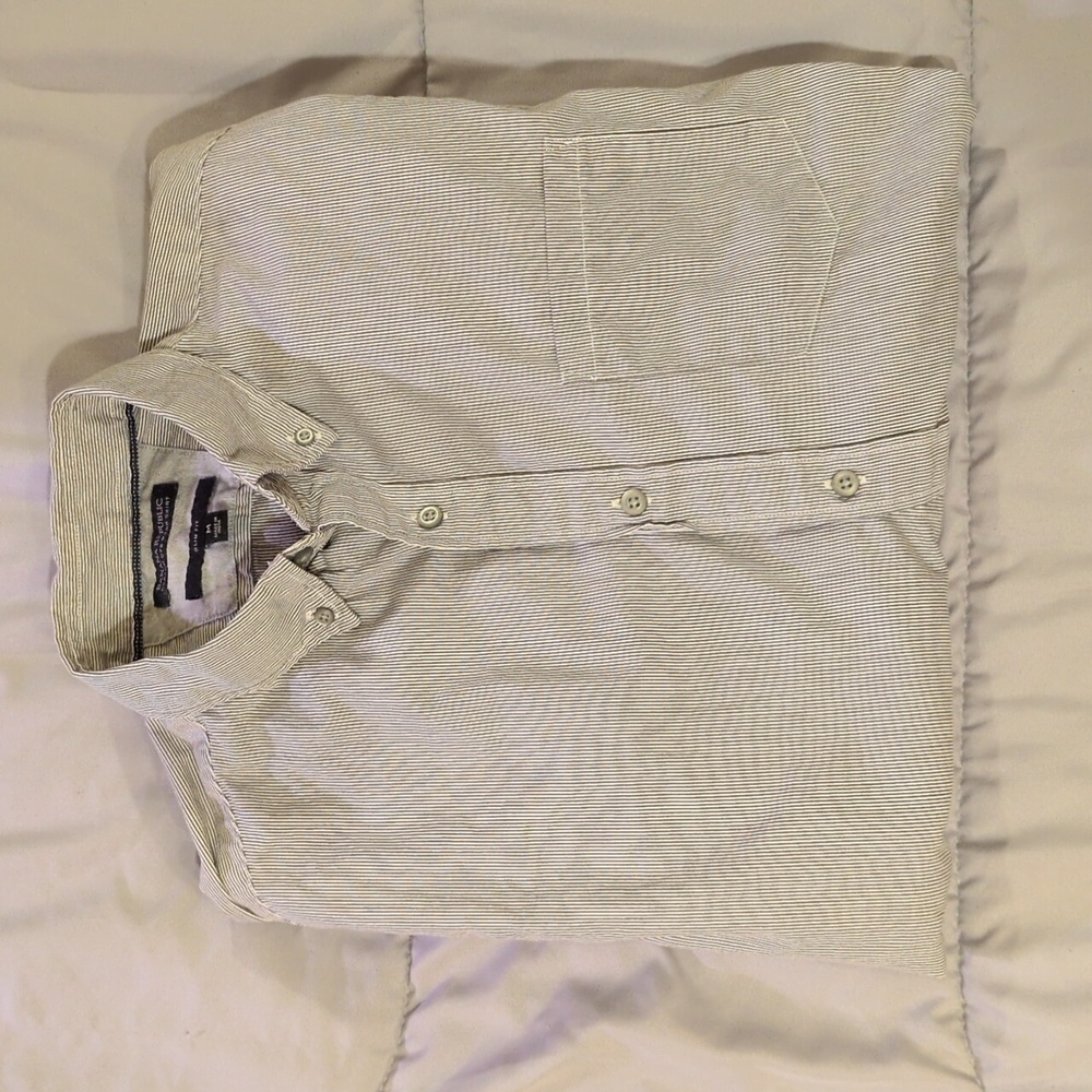 Banana Republic (M) Striped Button Down Shirt